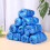 Plastic Rain Shoe Covers Blue 100 Pcs 4