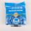Plastic Rain Shoe Covers Blue 100 Pcs 8