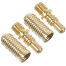 Topbathy Pool Cue Joint Copper Golden 2 Sets