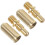 Topbathy Pool Cue Joint Copper Golden 2 Sets 1