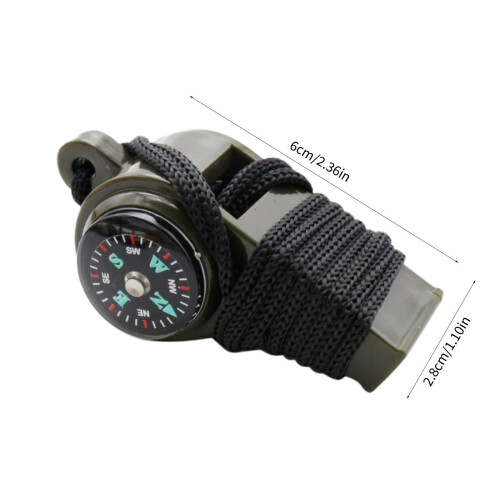 Emergency Survival Whistle with Thermograph Waterproof 2