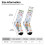 Cotton Crew Socks Unisex Christmas Nutcracker Print 3