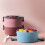 Microwave Safe Plastic Food Storage Container Round with 5