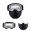 Motorcycle Windshield Full Frame with Removable Antifog 2