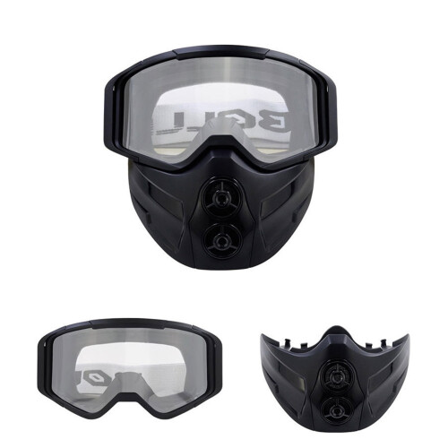 Motorcycle Windshield Full Frame with Removable Antifog 1
