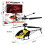 Mini RC Helicopter with Lights 2CH USB Charging 4
