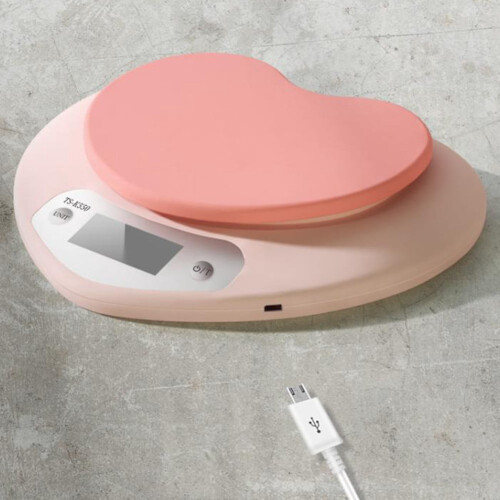 Kitchen Scale LCD Display with 3 Units, 1g Precision, 5kg 2