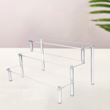 Clear Acrylic Display Risers 3-Tier