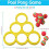 Pool Game Set Foam Floats and Tossing Balls 6 pcs 3