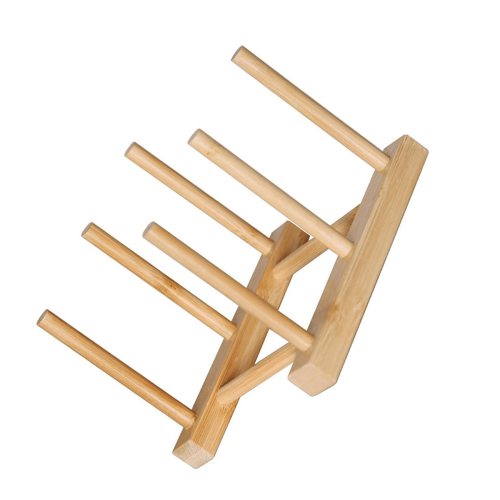 Bamboo Kitchen Organizer Pot Lid Holder 2 Pack 1