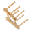 Bamboo Kitchen Organizer Pot Lid Holder 2 Pack 3