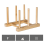Bamboo Kitchen Organizer Pot Lid Holder 2 Pack 5
