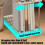 Plastic Storage Shelves Fixed Height Light Duty 2-Tier 3