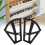 Loewten Shoe Rack Hinge Plastic Hollow 2-Layer Shelf 5