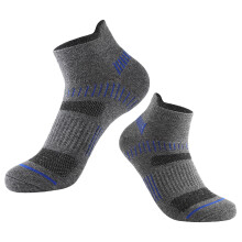 Men's Wool Thermal Socks Dark Gray Low-Top One Size
