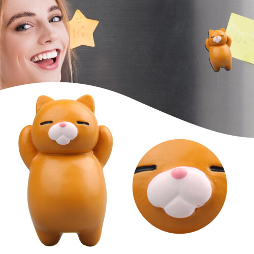 3D Cat Fridge Magnet Realistic Cartoon 1 Piece 2