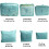 XiHAMA Packing Cubes Set Blue Polyester 6-Piece 3