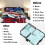 XiHAMA Packing Cubes Set Blue Polyester 6-Piece 4