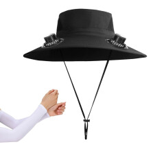 Solar USB Charging Fisherman Hat Outdoor Breathable