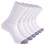 Men's Ankle Socks Athletic Cushioned Arch Compression 5 Pcs 1