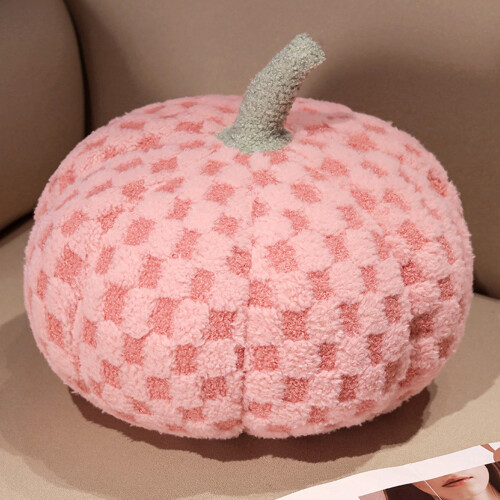 Lamb Wool Pumpkin Pillow for Home Decor 1 Piece