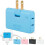 3-Way Flat Wall Outlet Extender Rotatable 3 Pack 1