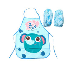 Kids Apron Sleeve Cover Cartoon Waterproof Art Smock