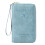 Sky Blue RFID-Blocking Passport Case with Zipper 1