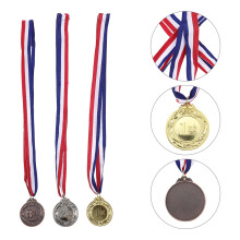 Metal Medal Set for Games and Sports Events 6 Pieces
