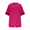 Damen-Freizeit-Set aus Kurzarmtop und Shorts, einfarbig 4