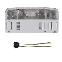Gray Overhead Interior Reading Lamp+Wire 1TD947105 For MK4 Bora Car Dome Light 3B0 947 105 C