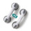 Shower Grab Bar Grey Heavy-Duty 12 Inch 2 Pack 1