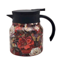 Victorian Floral Tea Carafe Stainless Steel 800ml