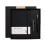 Ruled Notebook Hard Cover Black 200 Pages 5.78"x8.34" 1