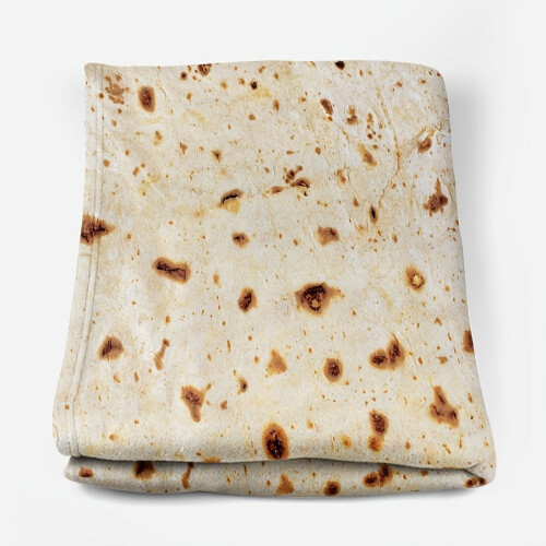 Kuscheldecke mit modernem Digitaldruck, 100 % Polyester 1