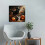 Black Cat and Pumpkin Wall Art Framed 3
