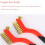 Wire Brush Set Nylon Brass Stainless Steel 3PCS with Scraper 7