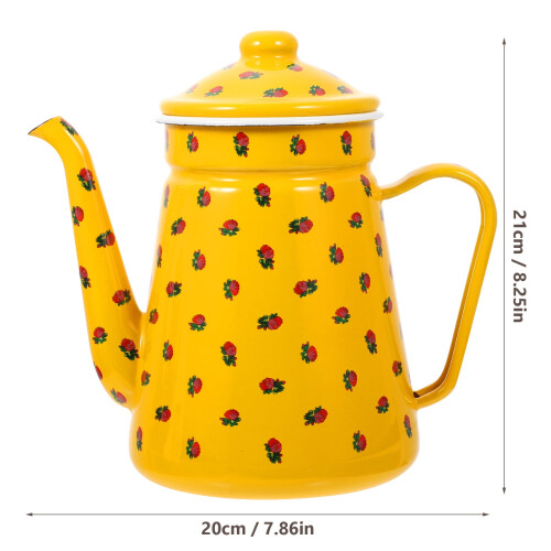 Boiling Tea Kettle Enamel 1 Piece 21 x 0.3937 Inch 1