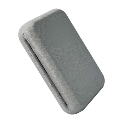 Waterproof Fly Box Portable Hook Storage Gray 5 Pcs 1