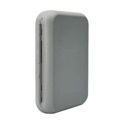 Waterproof Fly Box Portable Hook Storage Gray 5 Pcs 2