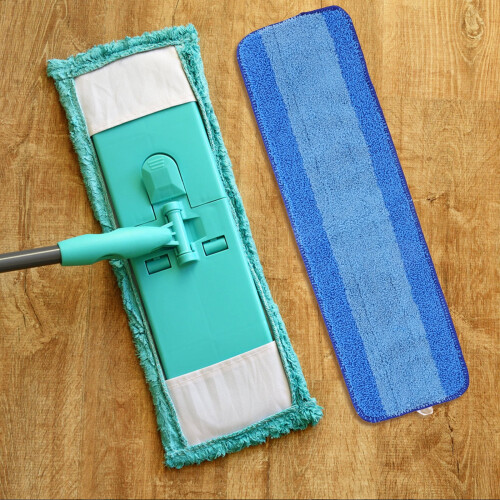 Laveți de schimb pentru mop din microfibră, bleumarin, pachet de 4 1