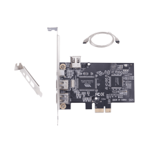 PCI Express FireWire Adapter IEEE 1394b 800 Mbps Low Profile