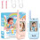 Blauwe set van 2 oplaadbare videowalkietalkies met scherm 5