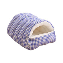 Pet Bed for Cats and Dogs Warm Semi-Enclosed Nest with