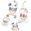 Halloween Gift Tags Kraft Paper 50 Pcs 7