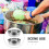 Stainless Steel Cotton Candy Machine Round Tray Silver 2 pcs 7