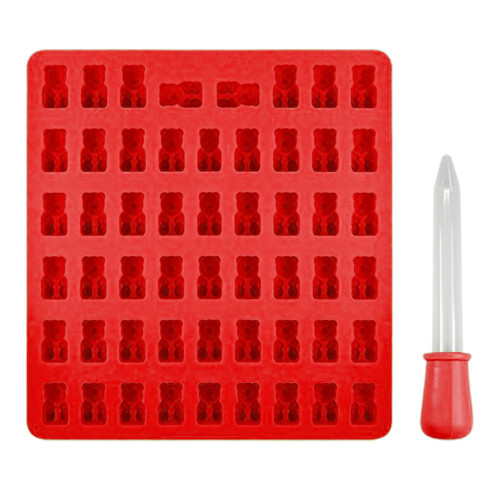 硅胶软糖模具 熊形食品级无BPA 不粘 53腔 1