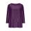 Women's Sequin Blouse Round Neck 3/4 Sleeve 3