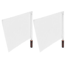 Referee Flag Stainless Steel Soccer Football Competition