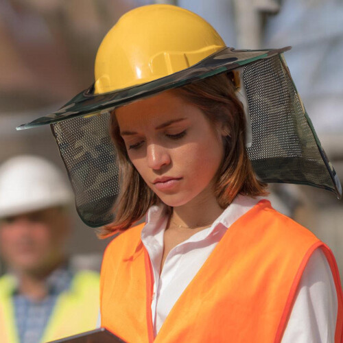 Sun Neck Protector Camouflage Polyester Hard Hat Cover 1 2